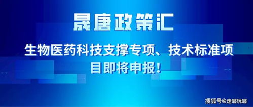 晟唐孵化器 生物醫(yī)藥科技支撐專項(xiàng) 技術(shù)標(biāo)準(zhǔn)項(xiàng)目即將申報(bào)